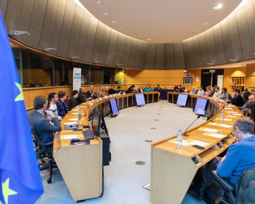 Presentación de un proyecto en el Parlamento Europeo