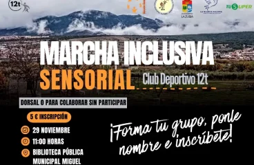 Cartel de la Marcha Inclusiva Sensorial