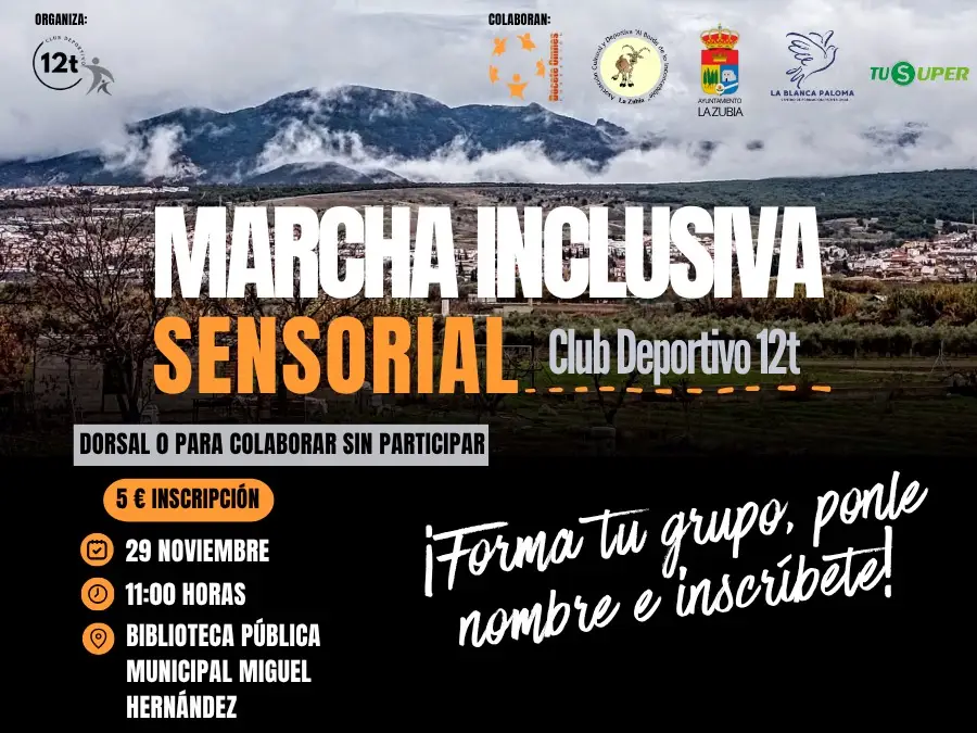 Sumando fuerzas por la inclusión: Colaboramos con el C.D. 12t en su Marcha Inclusiva Sensorial Sumando fuerzas por la inclusión: Colaboramos con el C.D. 12t en su Marcha Inclusiva Sensorial