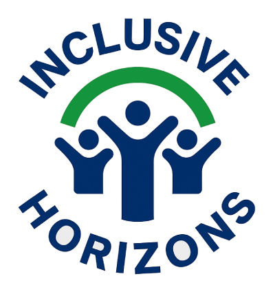 Logo of Inclusive Horizons (InHo), an Erasmus+ project supporting accessibility and inclusion for young people with sensory disabilities.